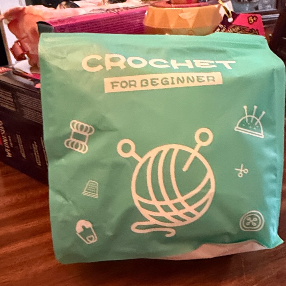 Dinosaur Crochet Kit for Kids - Green
